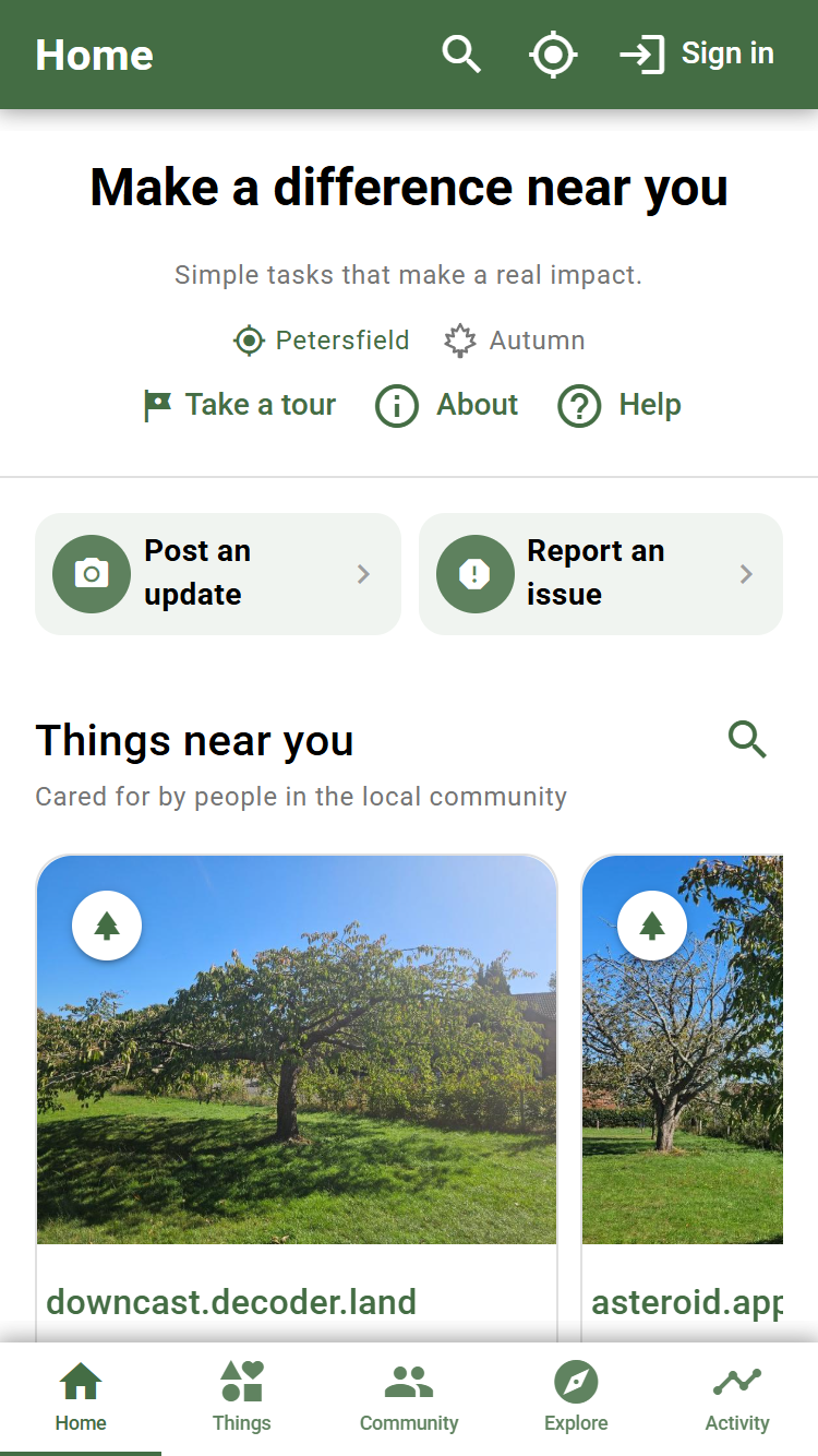 Steward of Things app
